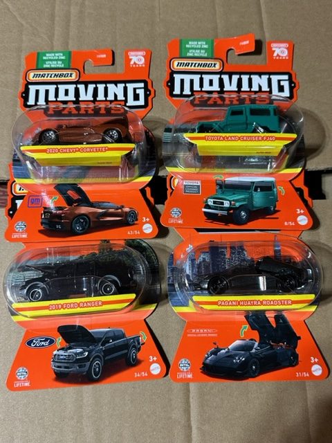 2023 MATCHBOX MOVING PARTS SEALED CASE OF 8 RELEASE B 