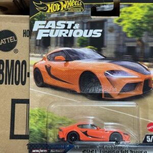 2025 HOT WHEELS FAST & FURIOUS SOLID CAR CASE - 2021 TOYOTA SUPRA