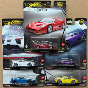 2025 HOT WHEELS CAR CULTURE FACTORY SEALED CASE RELEASE N - TIMELESS ICONS