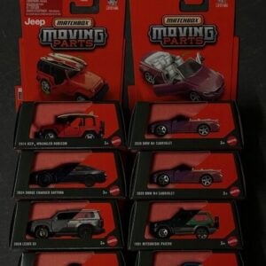 2026 MATCHBOX MOVING PARTS SEALED CASE OF 8 RELEASE J