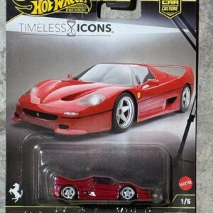2025 HOT WHEELS CAR CULTURE SOLID CAR CASE - FERRARI - TIMELESS ICONS