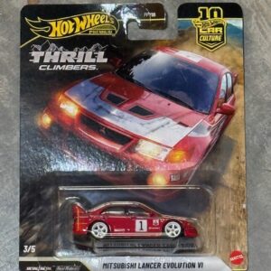 2026 HOT WHEELS CAR CULTURE SOLID CAR CASE - MITSUBISHI LANCER EVOLUTION VI - THRILL CLIMBERS