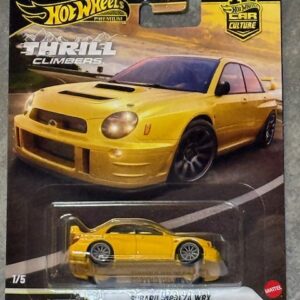 2026 HOT WHEELS CAR CULTURE SOLID CAR CASE - SUBARU IMPREZA WRX - THRILL CLIMBERS