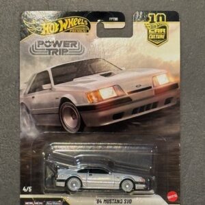 2026 HOT WHEELS CAR CULTURE SOLID CAR CASE - '84 MUSTANG SVO - POWER TRIP