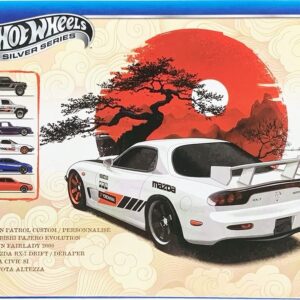 2026 HOT WHEELS SEALED CASE BOX SET OF 6 CARS - SILVER SERIES JDM Street of Japan Box Set