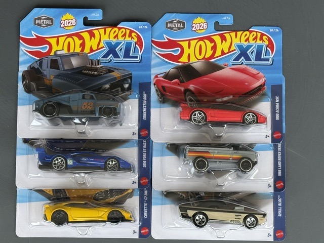 2026 HOT WHEELS XL SERIES FACTORY SEALED CASE - RELEASE D